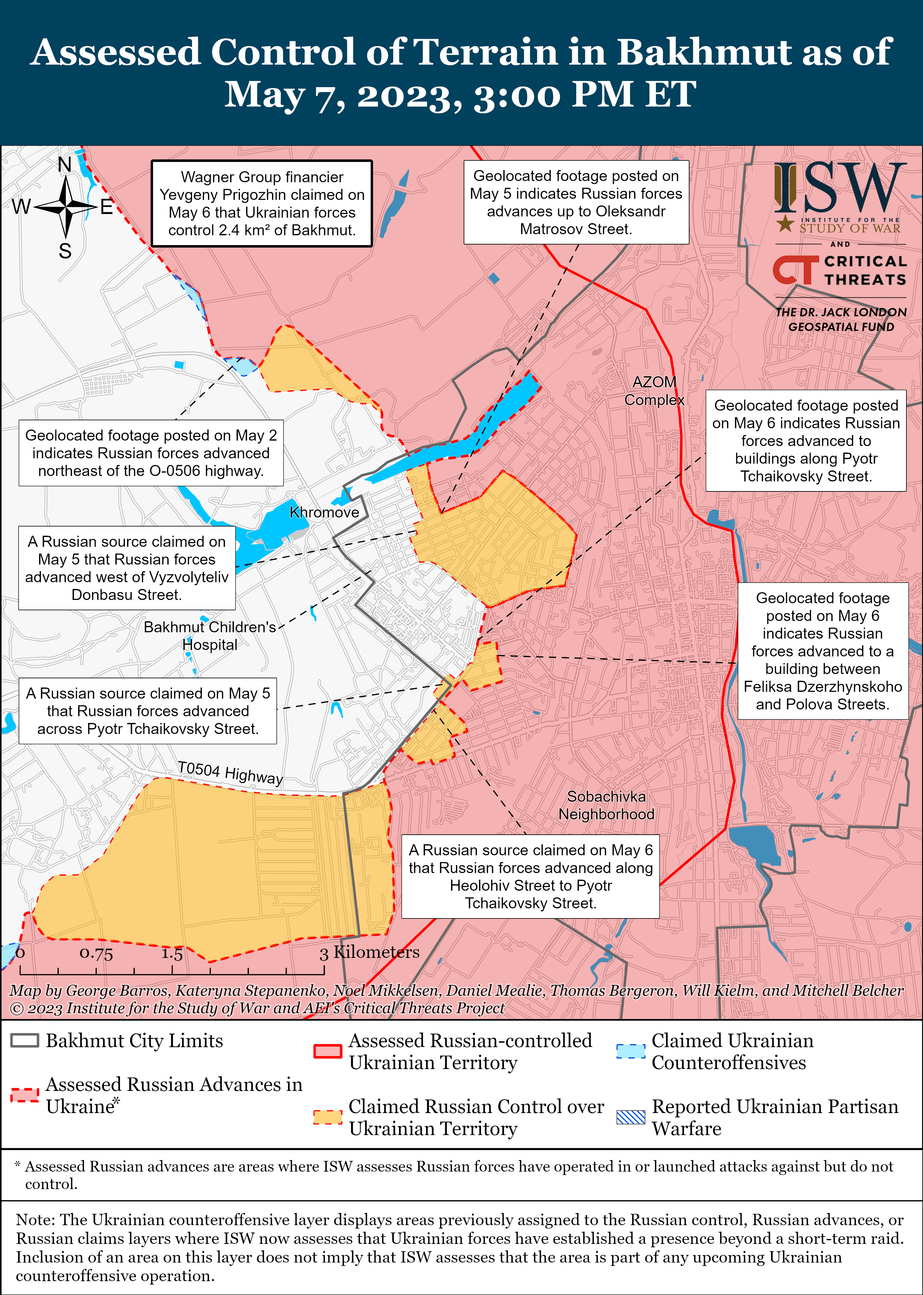 Звіт ISW 8 травня